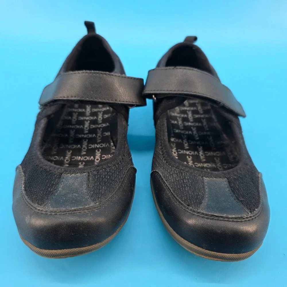 Vionic Ailie Black Mary Jane Walking Shoes Orthotic Strap Sneakers 334AILIE‎ 6.5